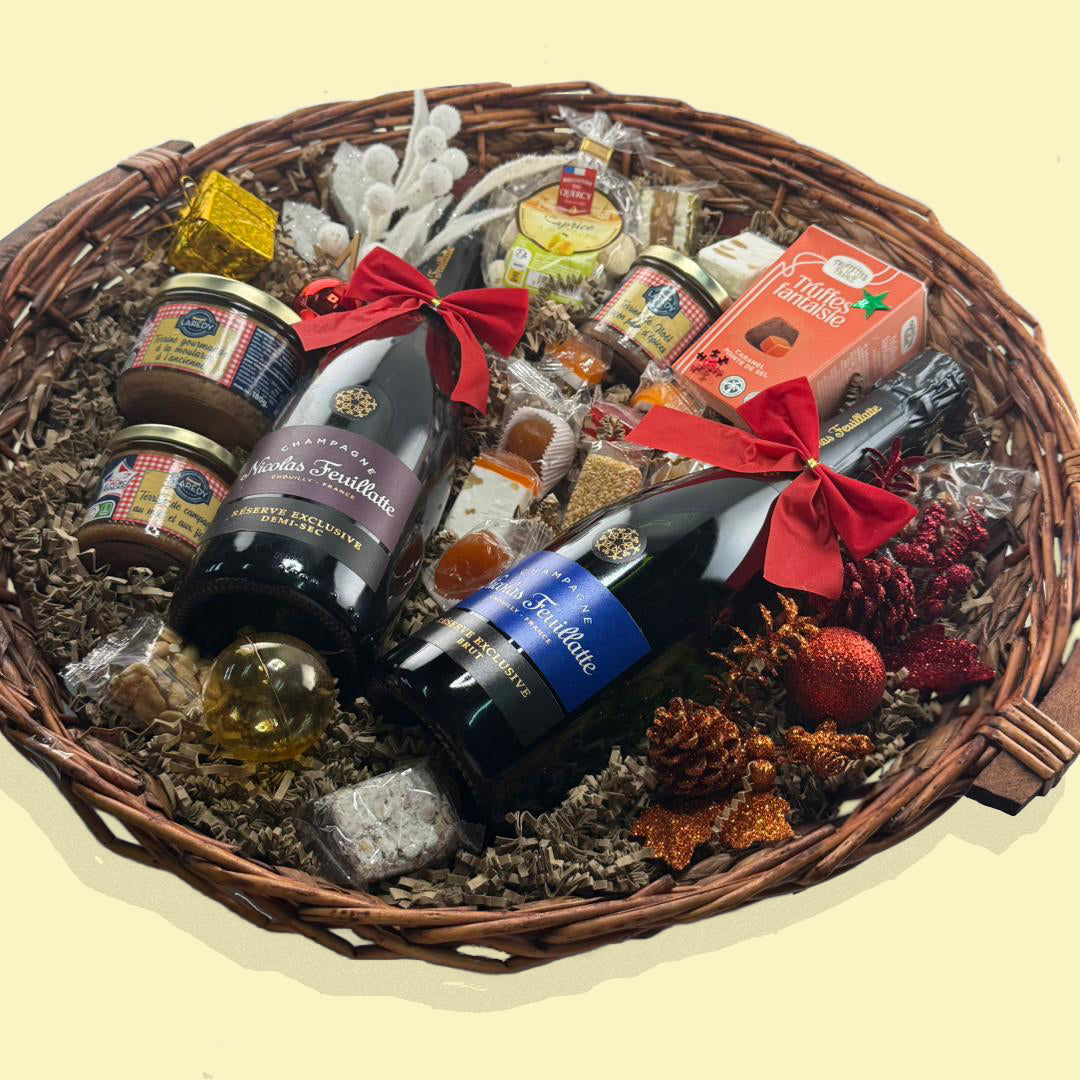 110E Nicolas Feuillatte Brut and Demi Sec