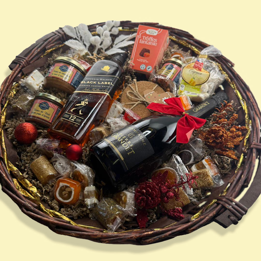 110F Pierre Grandet Brut et Johnnie Walker Black Label