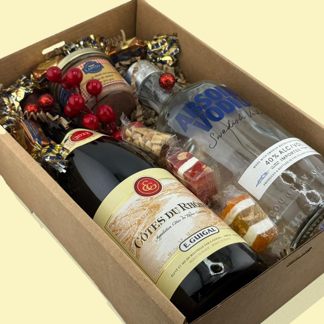 113S  Cote du Rhone Guigal et Absolut