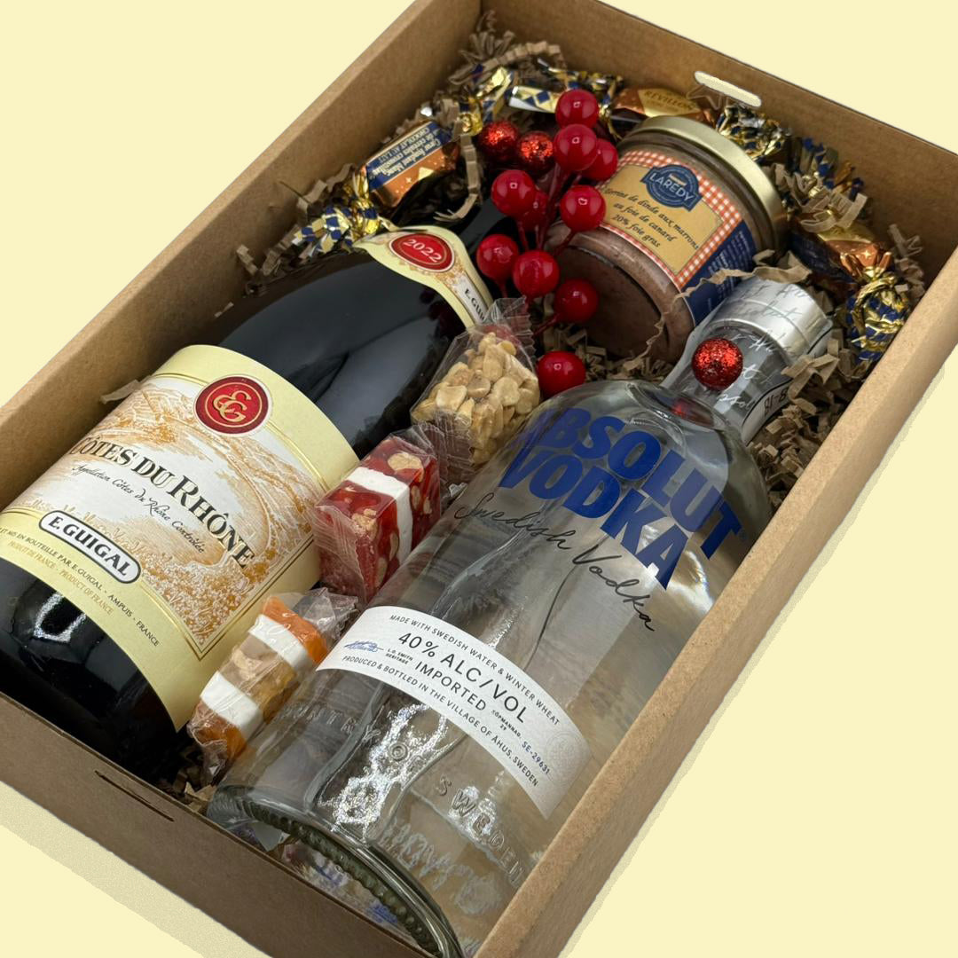 113S  Cote du Rhone Guigal et Absolut