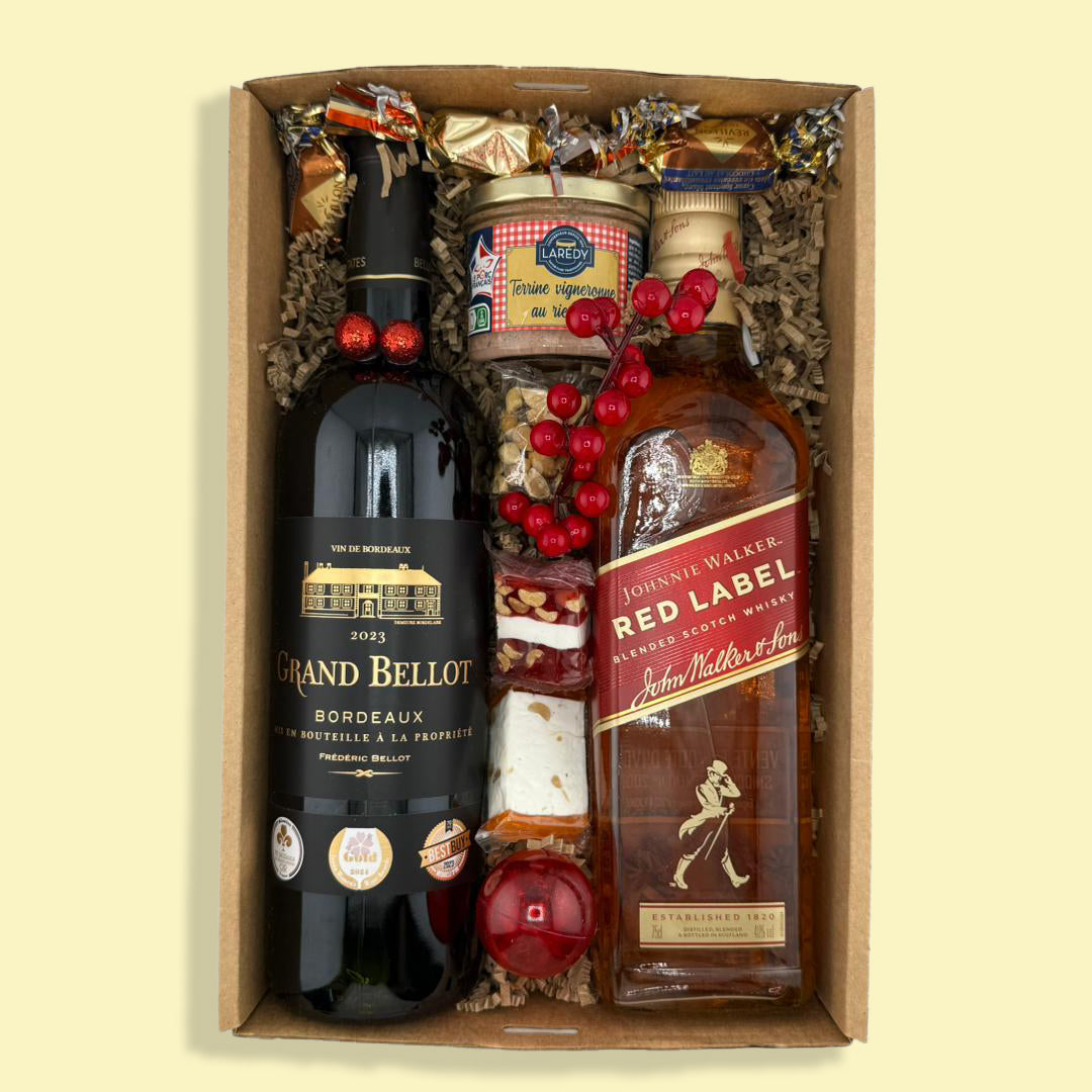 113X Grand Bellot et Johnnie Walker Red Label