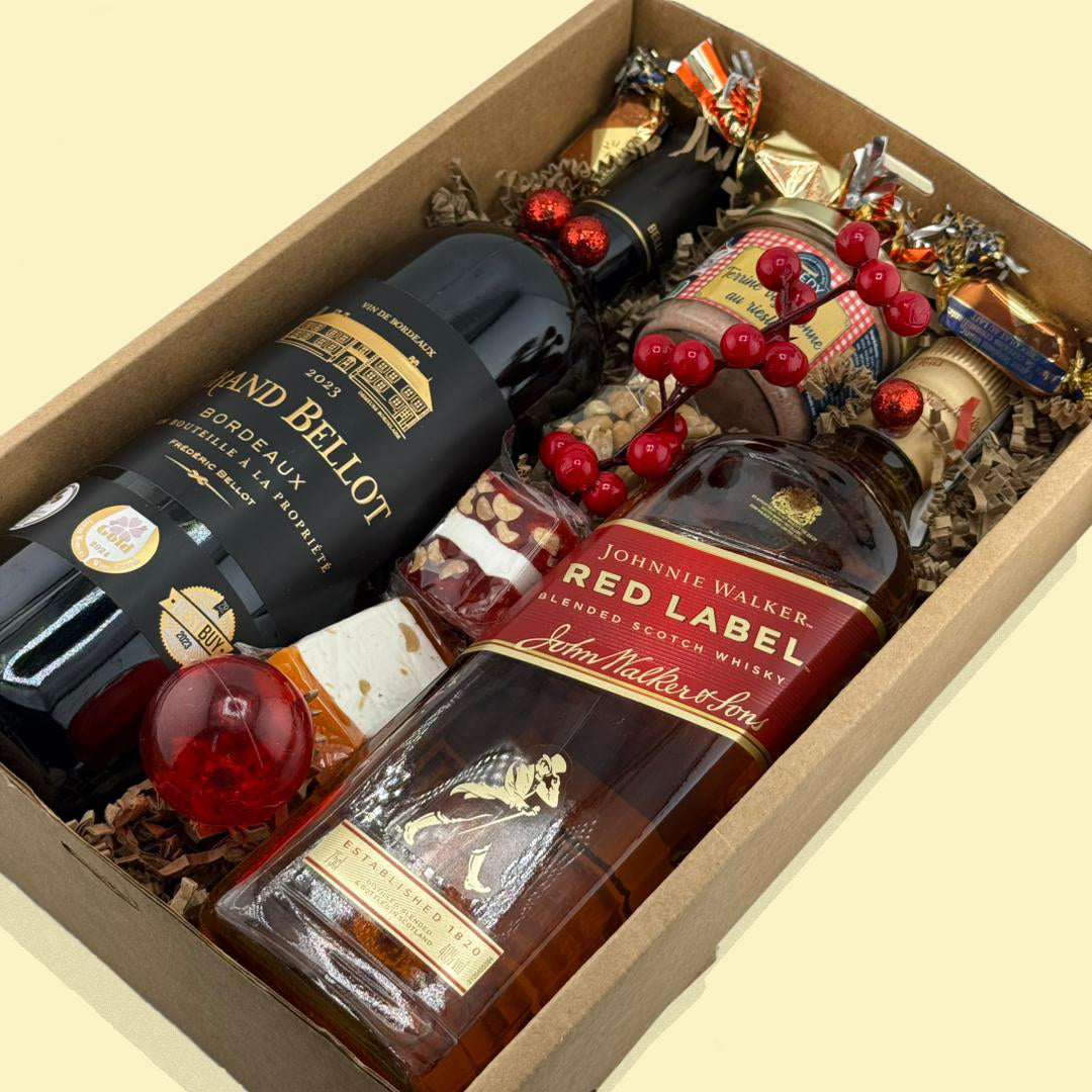 113X Grand Bellot et Johnnie Walker Red Label