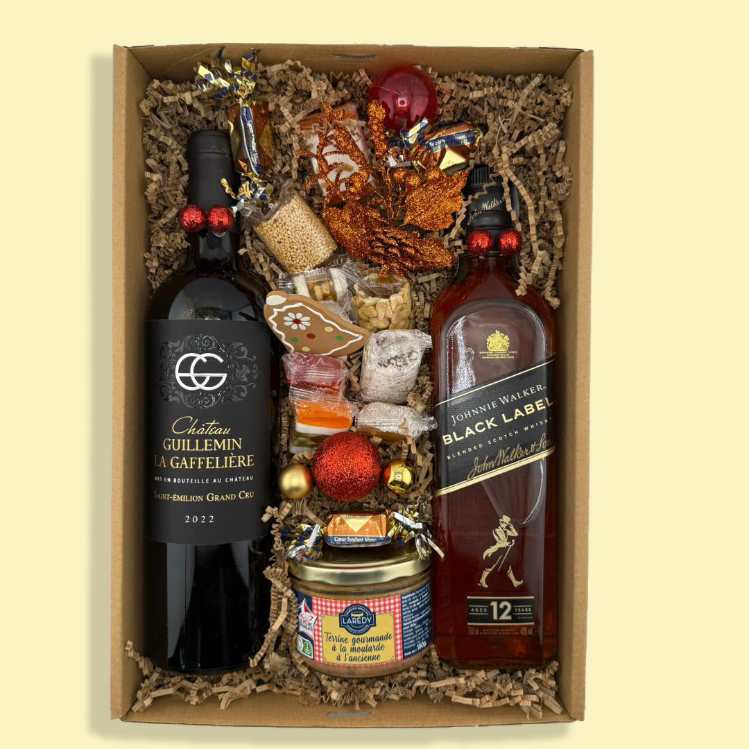 114E Château Guillemin et Johnnie Walker Black Label