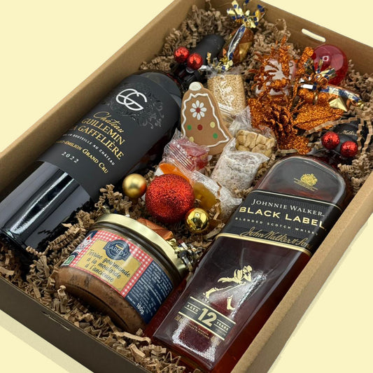 114E Château Guillemin et Johnnie Walker Black Label